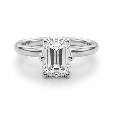 Contemporary Solitaire Plus Hidden Halo Engagement Ring – Lab Diamond Engagement Ring in 18K Gold | Just Brilliant – lifes...