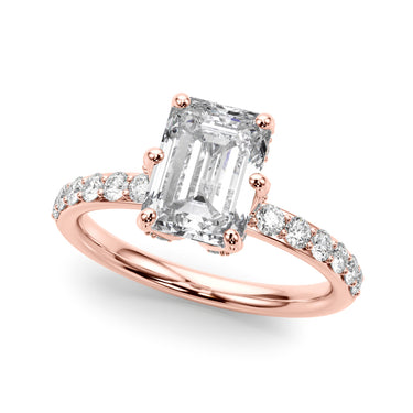 Engagement Ring – Lab Diamond Engagement Ring in 18K Gold | Just Brilliant – view 10