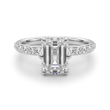 Engagement Ring – Lab Diamond Engagement Ring in 18K Gold | Just Brilliant – lifestyle view