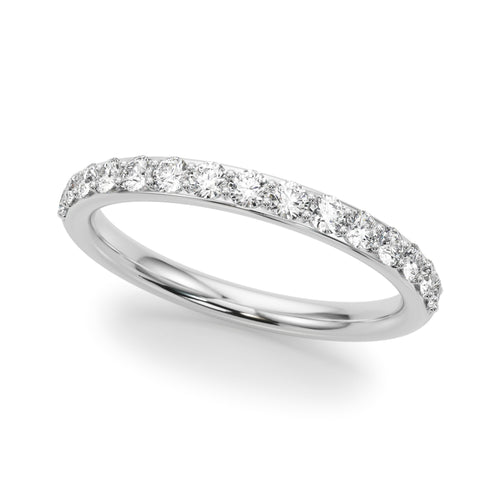 Shared Prong Wedding Band