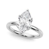 Floral Marquise Engagement Ring – Marquise Lab Diamond Engagement Ring in 18K Gold | Just Brilliant