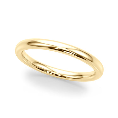Wedding Band – Lab Diamond Wedding Band in 18K Gold | Just Brilliant – close-up view