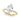Floral Marquise Engagement Ring – Marquise Lab Diamond Engagement Ring in 18K Gold | Just Brilliant – angle view