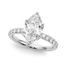 Floral Marquise Engagement Ring – Marquise Lab Diamond Engagement Ring in 18K Gold | Just Brilliant