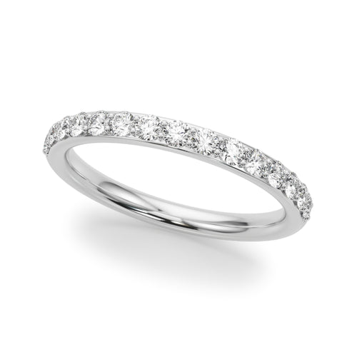 Shared Prong Wedding Band