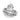 Floral Oval Engagement Ring – Oval Lab Diamond Engagement Ring in 18K Gold | Just Brilliant – close-up view