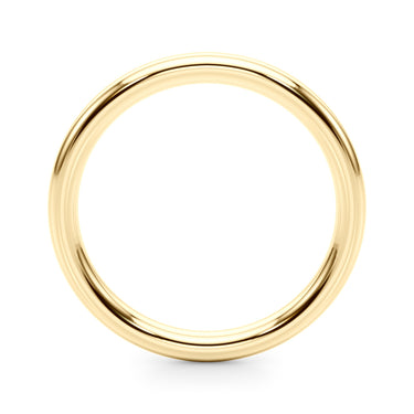 Plain Wedding Band – Lab Diamond Wedding Band in 18K Gold | Just Brilliant – lifestyle view