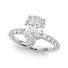 Floral Pear Engagement Ring – Pear-Shaped Lab Diamond Engagement Ring in 18K Gold | Just Brilliant