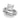 Floral Princess Cut Engagement Ring – Princess Cut Lab Diamond Engagement Ring in 18K Gold | Just Brilliant – close-up view