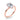 Pear Shaped Hidden Halo Engagement Ring – Pear-Shaped Lab Diamond Engagement Ring in 18K Gold | Just Brilliant – view 13