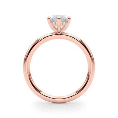 Hidden Halo Marquise Engagement Ring – Marquise Lab Diamond Engagement Ring in 18K Gold | Just Brilliant – view 11