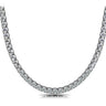 4-Prong Tennis Necklace – Radiant Lab Diamond Necklace in 18K Gold | Just Brilliant