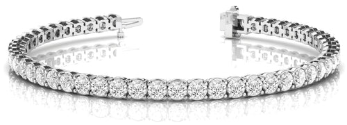 Prong Set In-Line Tennis Bracelet