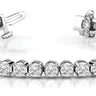 4 Prong Bezel Bracelets – Radiant Lab Diamond Bracelet in 18K Gold | Just Brilliant