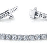 Classic Round Diamond Tennis Bracelet – Radiant Lab Diamond Tennis Bracelet in 18K Gold | Just Brilliant