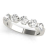 5-Stone Single Shared-Prong Wedding Band – Radiant Lab Diamond Wedding Band in 18K Gold | Just Brilliant
