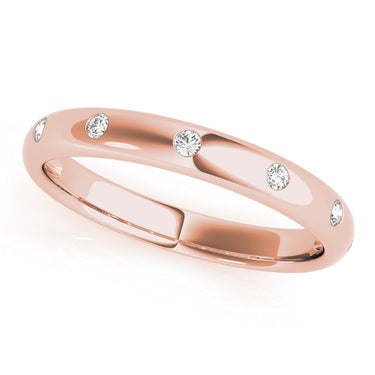 Stackable Bezel Set Fashion Band – Lab Diamond Band in 18K Gold | Just Brilliant – view 8