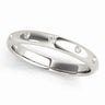 Stackable Bezel Set Fashion Band – Radiant Lab Diamond Band in 18K Gold | Just Brilliant