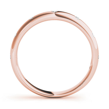 Stackable Bezel Set Fashion Band – Lab Diamond Band in 18K Gold | Just Brilliant – view 9