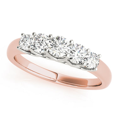 Prong Set Trellis Wedding Band – Lab Diamond Wedding Band in 18K Gold | Just Brilliant – side view