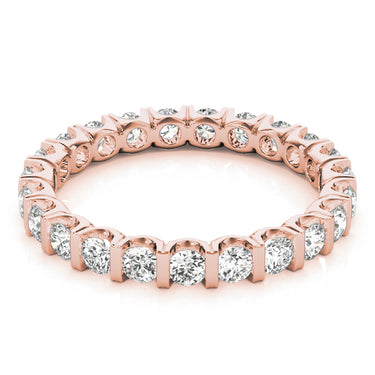 Wedding Bands Eternity – Lab Diamond Eternity Band in 18K Gold | Just Brilliant – view 9