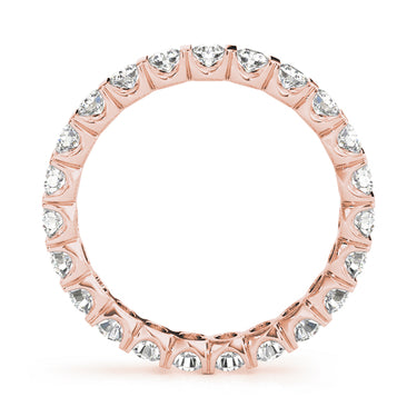 Wedding Bands Eternity – Lab Diamond Eternity Band in 18K Gold | Just Brilliant – view 8