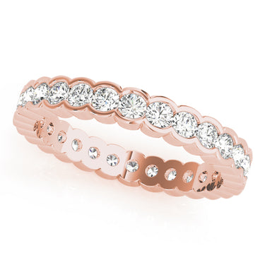 Wedding Bands Eternity – Lab Diamond Eternity Band in 18K Gold | Just Brilliant – view 7
