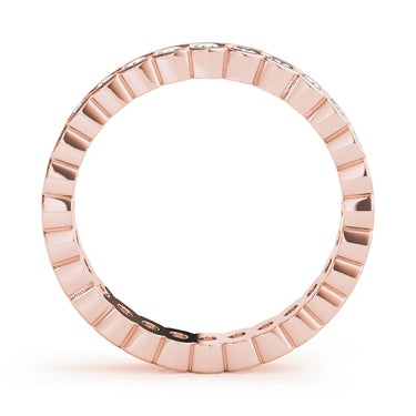 Wedding Bands Eternity – Lab Diamond Eternity Band in 18K Gold | Just Brilliant – view 8