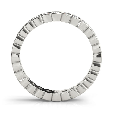 Wedding Bands Eternity – Lab Diamond Eternity Band in 18K Gold | Just Brilliant – detail view