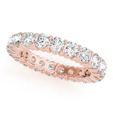 Wedding Bands Eternity – Lab Diamond Eternity Band in 18K Gold | Just Brilliant – view 7