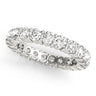 Wedding Bands Eternity – Radiant Lab Diamond Eternity Band in 18K Gold | Just Brilliant