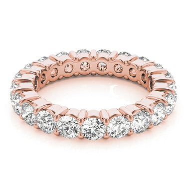 Wedding Bands Eternity – Lab Diamond Eternity Band in 18K Gold | Just Brilliant – view 9