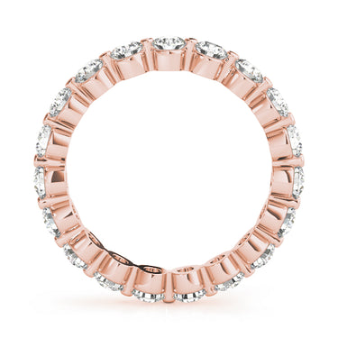 Single Shared-Prong Eternity Band – Lab Diamond Eternity Band in 18K Gold | Just Brilliant – view 8