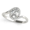 Oval Halo Design Engagement Ring