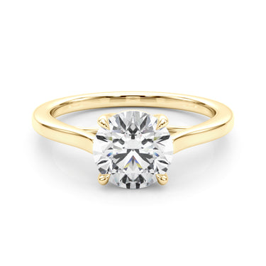 Solitaire Trellis Engagement Ring – Lab Diamond Engagement Ring in 18K Gold | Just Brilliant – view 7