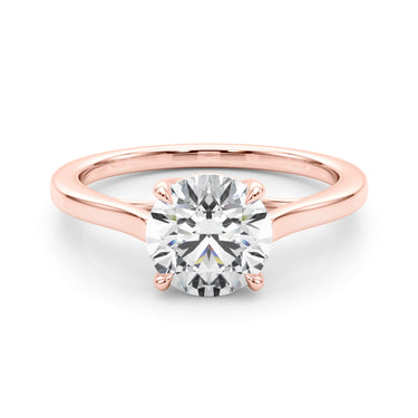 Solitaire Trellis Engagement Ring – Lab Diamond Engagement Ring in 18K Gold | Just Brilliant – view 11