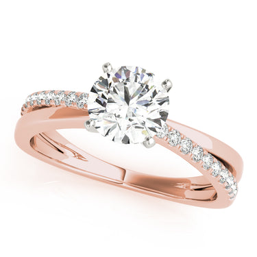 Intertwined Engagement Ring – Lab Diamond Engagement Ring in 18K Gold | Just Brilliant – view 9