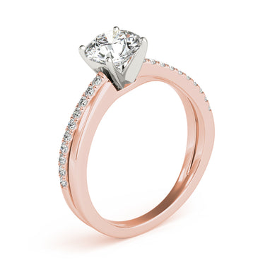 Intertwined Engagement Ring – Lab Diamond Engagement Ring in 18K Gold | Just Brilliant – view 12