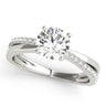 Intertwined Engagement Ring – Radiant Lab Diamond Engagement Ring in 18K Gold | Just Brilliant