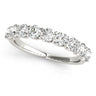 Shared Prong Wedding Band – Radiant Lab Diamond Wedding Band in 18K Gold | Just Brilliant