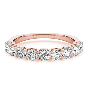 Shared Prong Wedding Band – Lab Diamond Wedding Band in 18K Gold | Just Brilliant – view 11