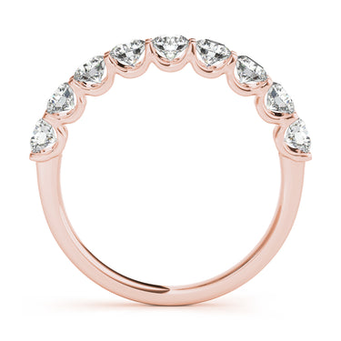 Shared Prong Wedding Band – Lab Diamond Wedding Band in 18K Gold | Just Brilliant – view 10