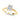 Solitaire Cathedral Emerald-Cut Engagement Ring – Emerald Cut Emerald Engagement Ring in 18K Gold | Just Brilliant – side ...