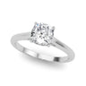 Solitaire Cushion Cut Engagement Ring – Cushion Lab Diamond Engagement Ring in 18K Gold | Just Brilliant