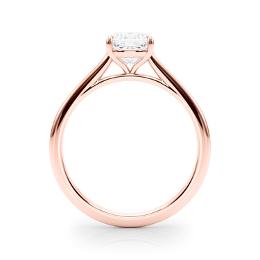 Solitaire Cushion Cut Engagement Ring – Cushion Lab Diamond Engagement Ring in 18K Gold | Just Brilliant – view 10