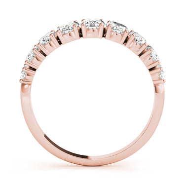 9 Stone Band Ovals – Oval Lab Diamond Band in 18K Gold | Just Brilliant – view 10