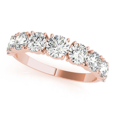 Single Prong Stackable Wedding Band – Lab Diamond Wedding Band in 18K Gold | Just Brilliant – view 9