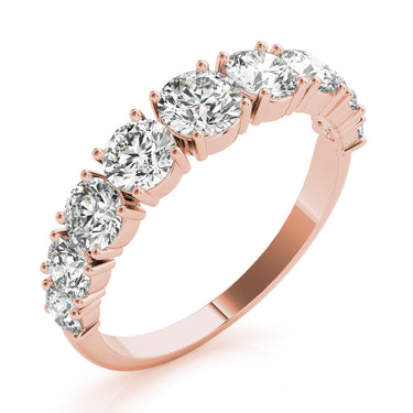 Single Prong Stackable Wedding Band – Lab Diamond Wedding Band in 18K Gold | Just Brilliant – view 12