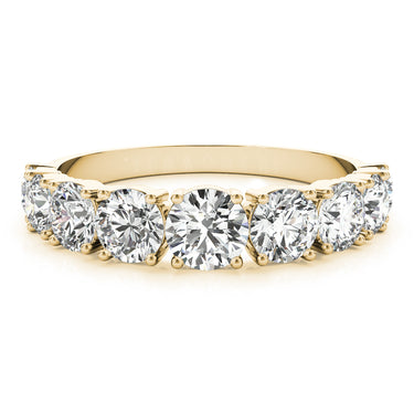 Single Prong Stackable Wedding Band – Lab Diamond Wedding Band in 18K Gold | Just Brilliant – view 7