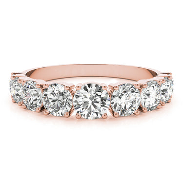 Single Prong Stackable Wedding Band – Lab Diamond Wedding Band in 18K Gold | Just Brilliant – view 11